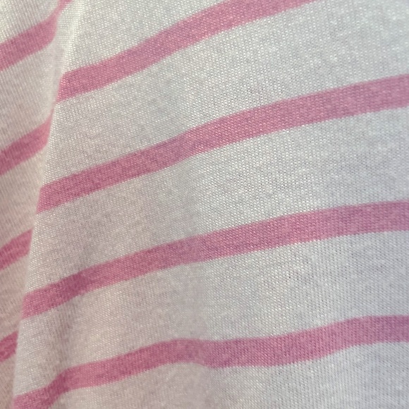 True craft top EUC medium baby doll style pink and cream striped smoke free - Picture 3 of 6